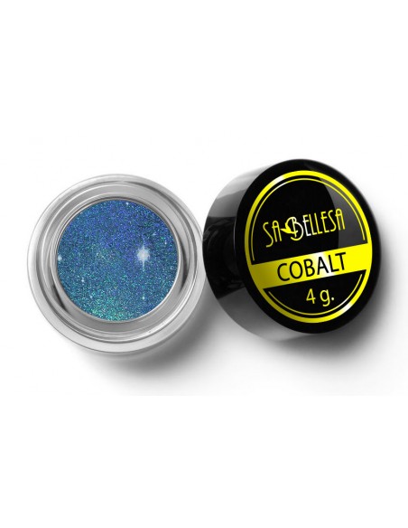 Glitter cobalto a grana piccola per decorazioni nail art