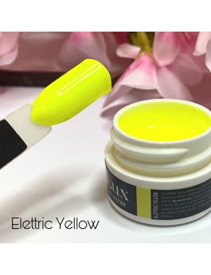 Gel nail art giallo neon - Elettric Yellow