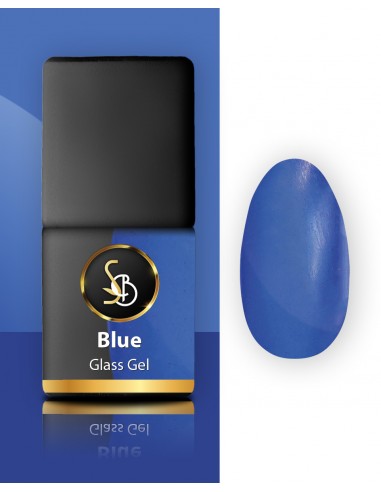 Gel semipermanente glass blu - gel nail art