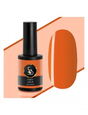 Kit unghie - Smalto semipermanente Arancione Lola