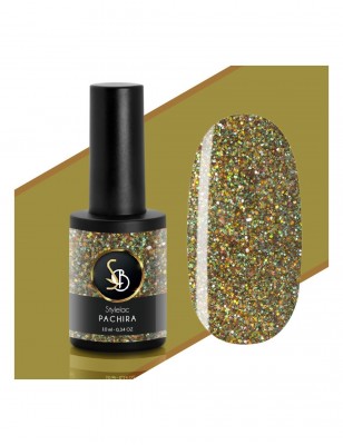 Kit unghie - Smalto semipermanente Glitter multicolore Pachira