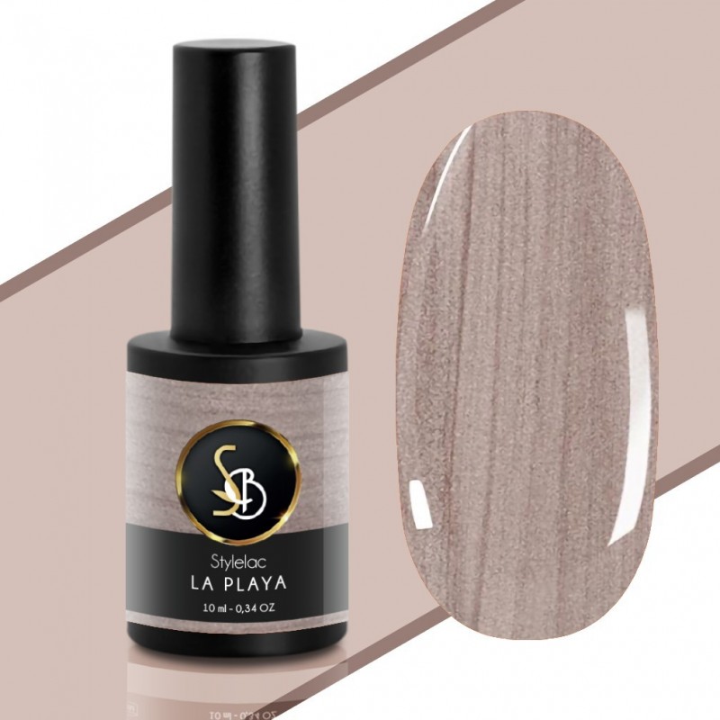 Smalto semipermanente beige metallizzato - La Playa