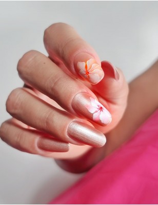 Smalto semipermanente beige metallizzato - La Playa