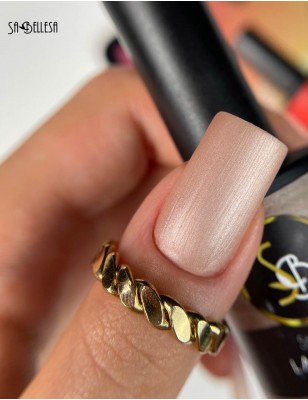 Smalto semipermanente beige metallizzato - La Playa