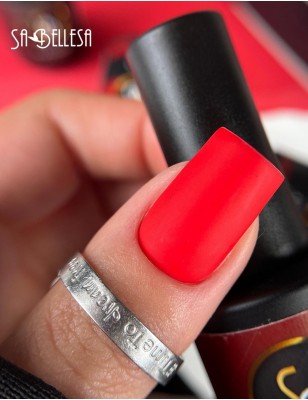 Smalto semipermanente rosso brillante - Aurelia