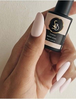 Smalto semipermanente bianco rosato - Nana Alba