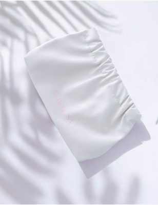 Pochette beige in eco-pelle