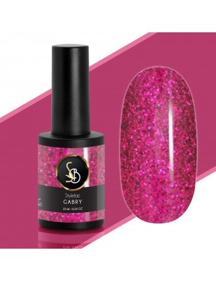 Kit unghie - Smalto semipermanente Fucsia Glitter Gabry