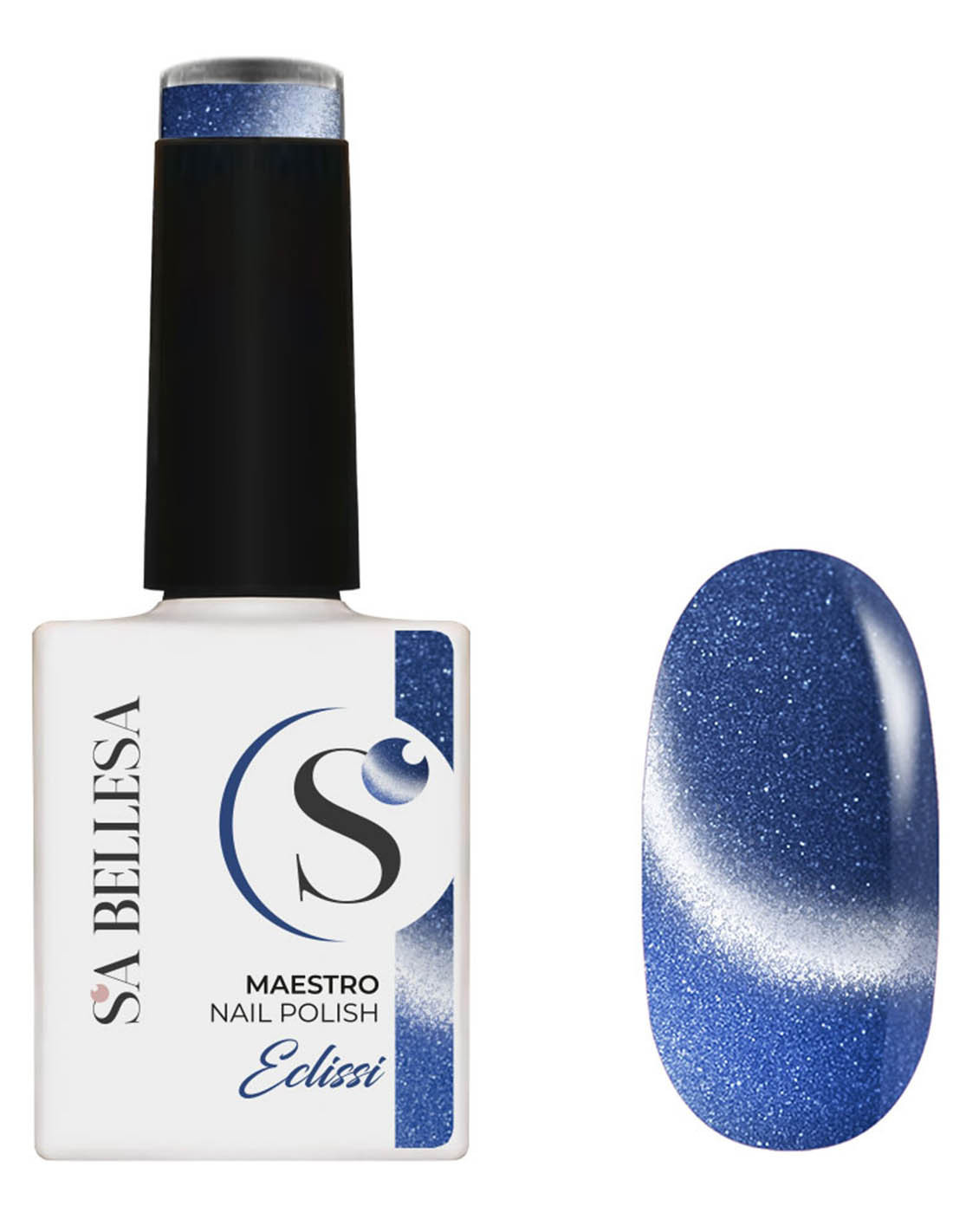 Smalto Semipermanente Blu Cat Eye – Eclissi