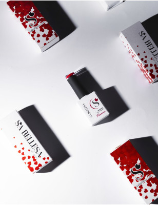 Smalto semipermanente rosso fuoco – Flamenca