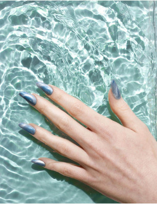 Smalto semipermanente cat eye acquamarina - Oniria