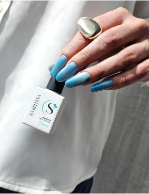 Smalto semipermanente cat eye acquamarina - Oniria