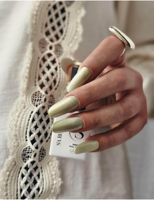 Smalto semipermanente cat eye Verde Mela - Heart