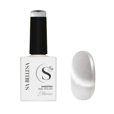 Smalto semipermanente cat eye grigio argento - Etherea