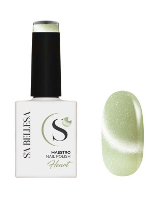 Smalto semipermanente cat eye Verde Mela - Heart