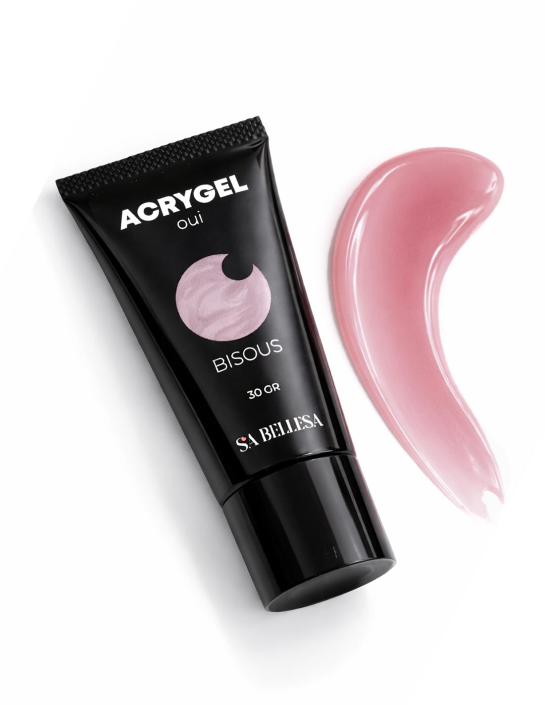 Acrygel rosa tenue - Bisous